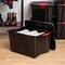 40qt Plastic Storage Bins with Lids and Secure Latching Buckles - 4 Pack